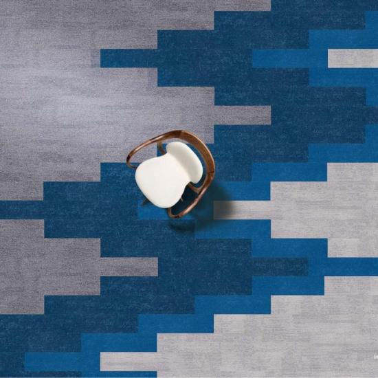 Китай PinGer Interweave Commercial Carpet  Eco-friendly Backing Flooring Interlocking Carpet Tile производитель