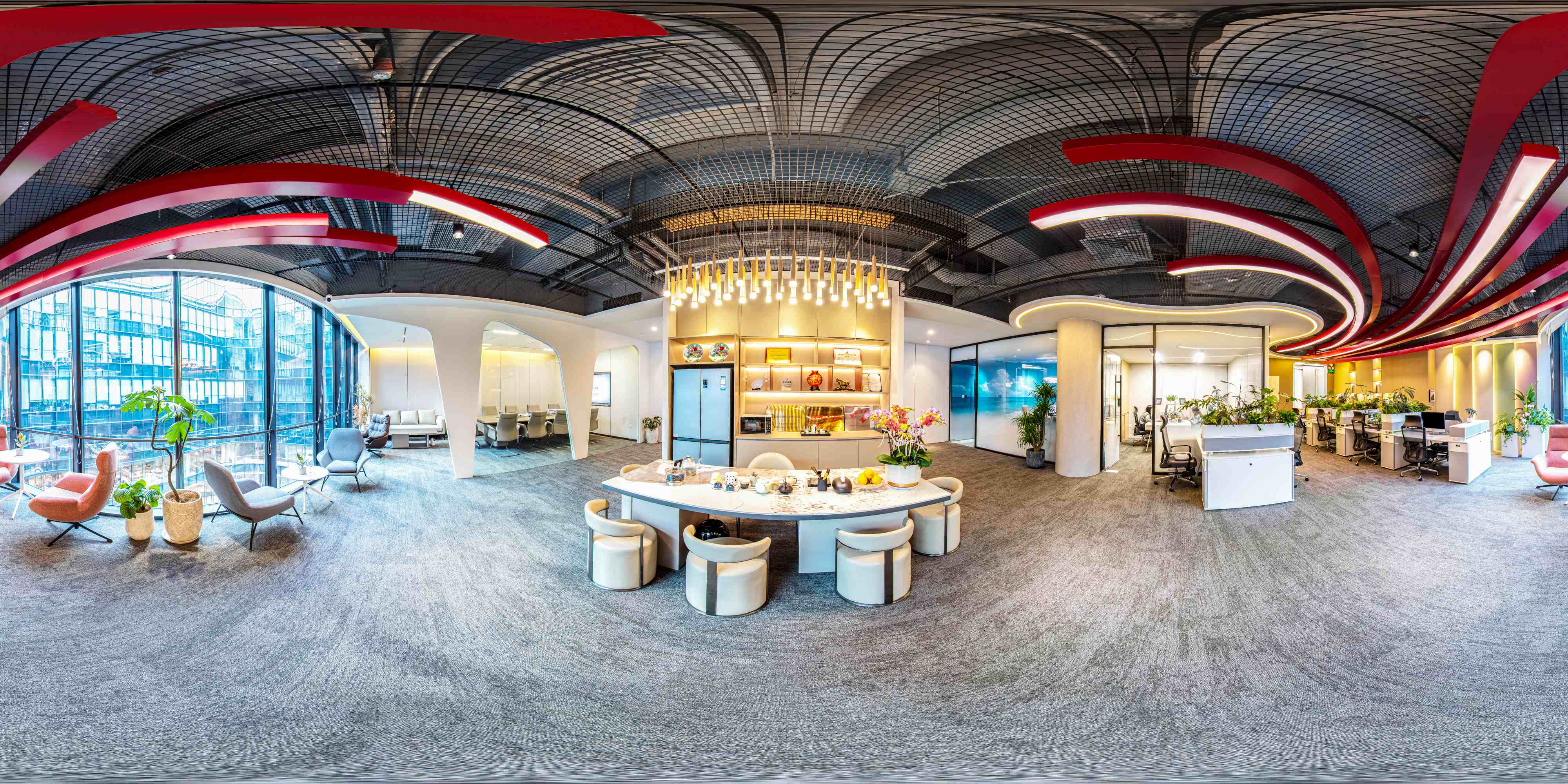 Modern Office Design with Pinger Antibractical Wall Panels